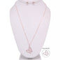 BUTTERFLY PENDANT LONG NECKLACE