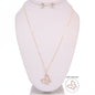 BUTTERFLY PENDANT LONG NECKLACE