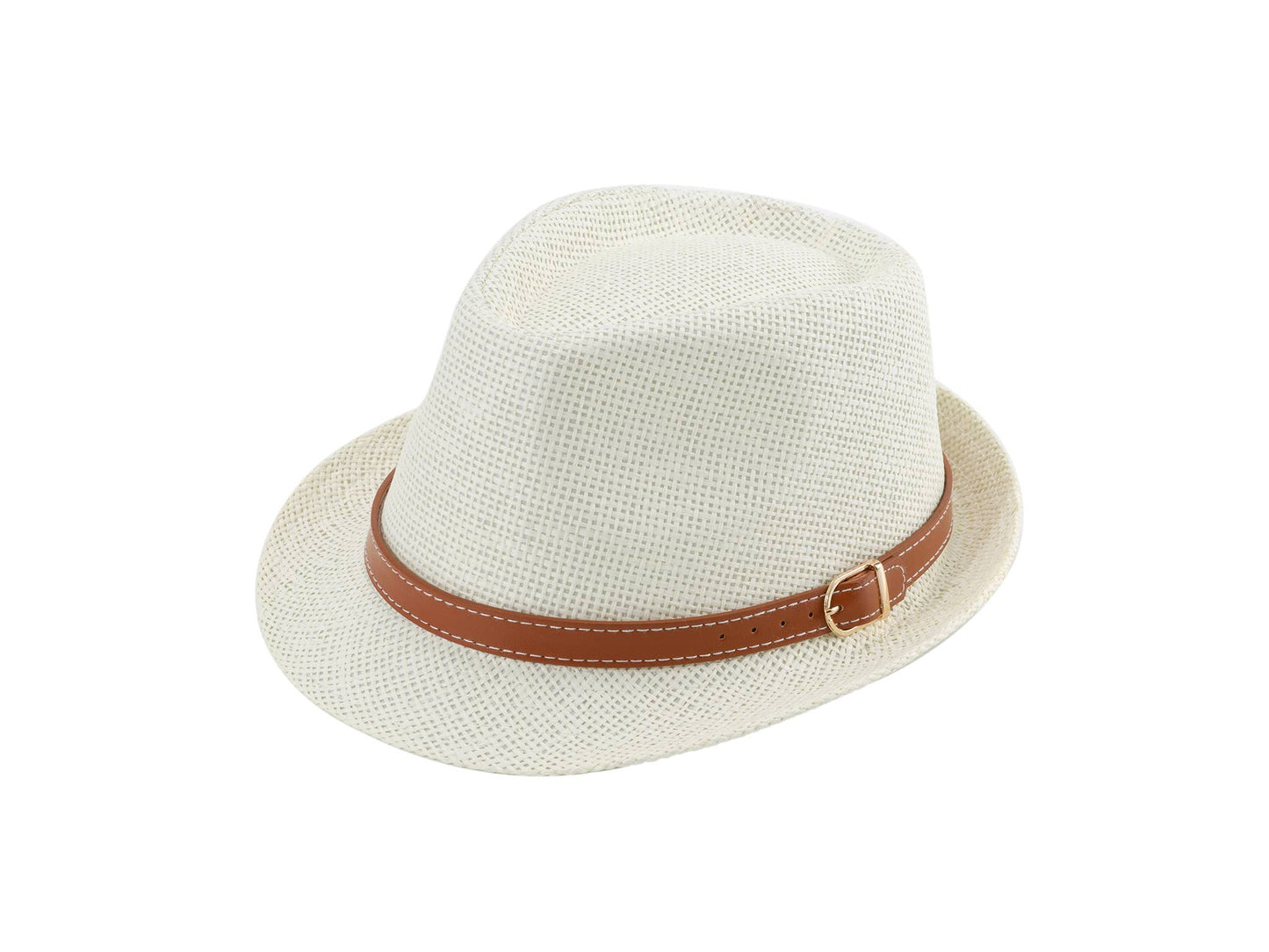 CLASSIC SHORT BRIM PANAMA STRAW HAT