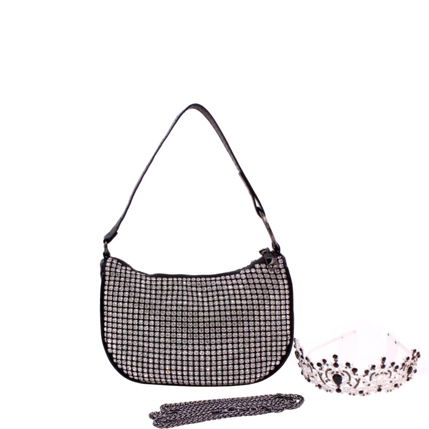 Rhinestone shoulder bag