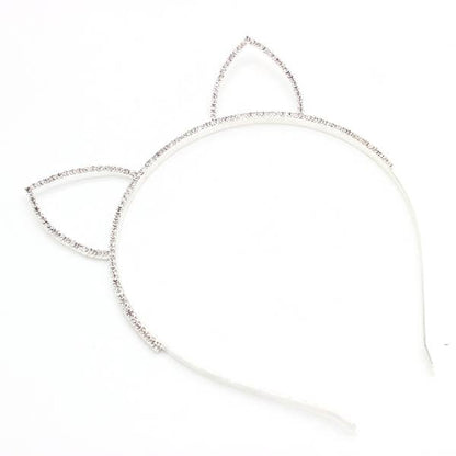 RHINESTONE CAT EARS HEADBAND