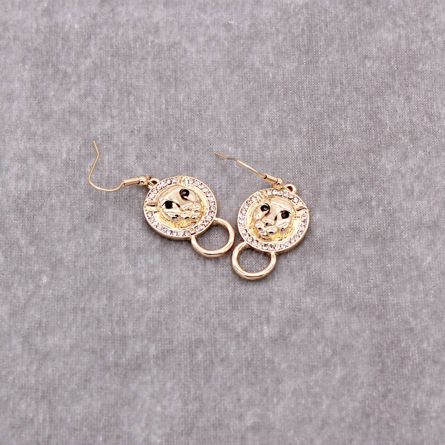Tiger Hoop Earring