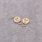 Tiger Hoop Earring