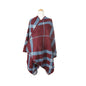 STRIPE ASYMMETRICAL PONCHO