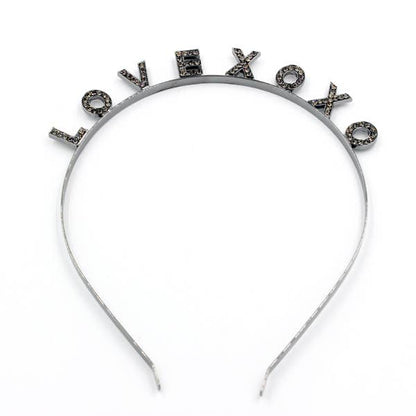 LOVE XOXO METAL HEADBAND
