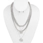 STRONG ME CHAIN LAYRED NECKLACE