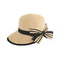 Fashion Straw Hat With Bowknot