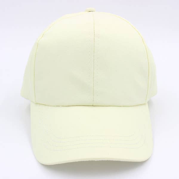 Solid Baseball Cap