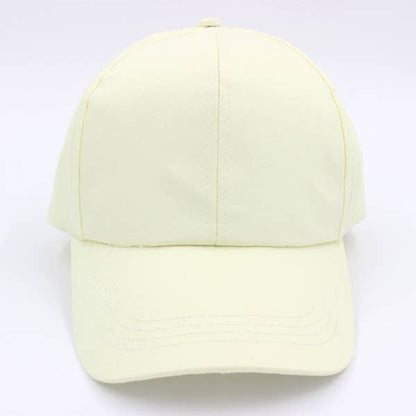 Solid Baseball Cap