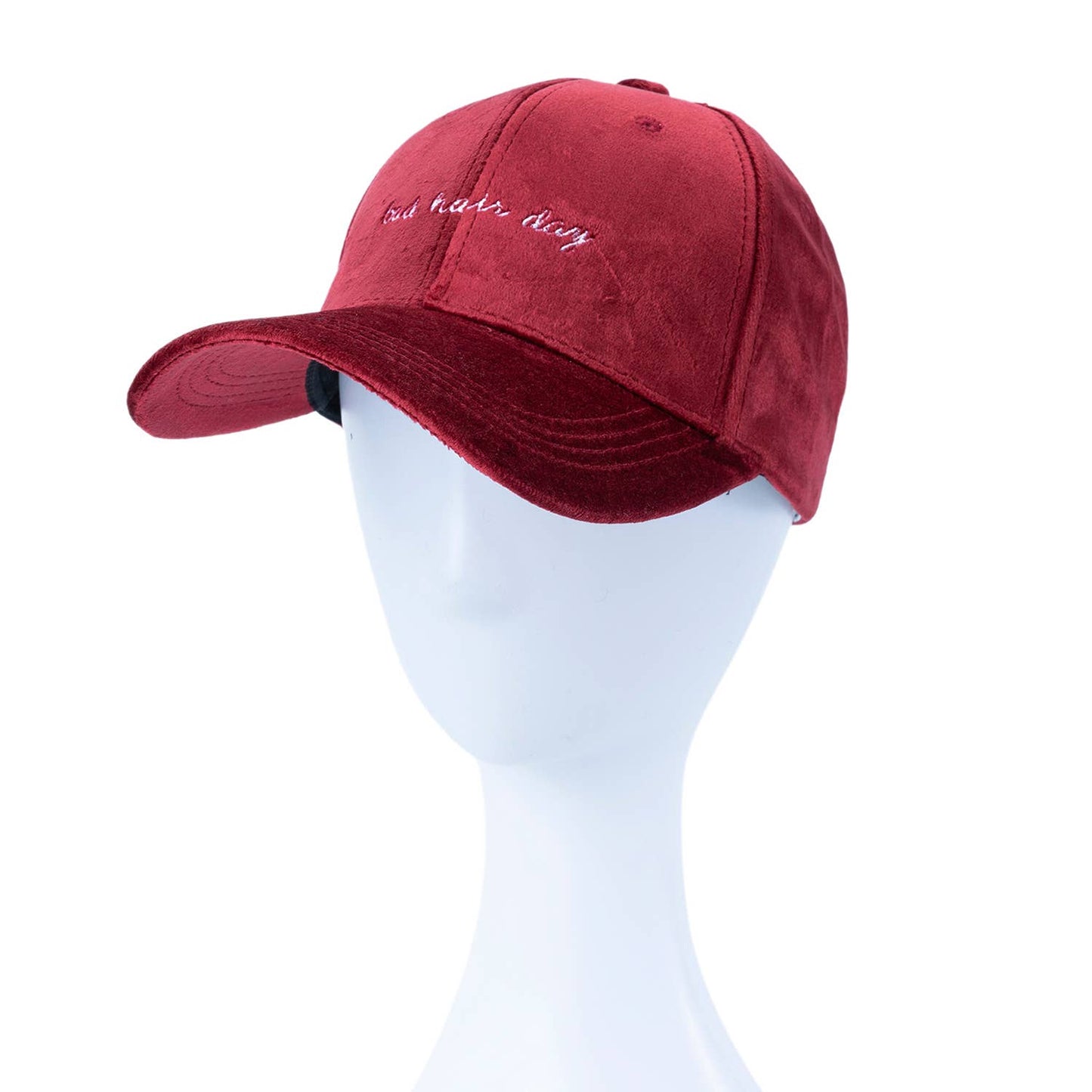 Fall Velvet Bad Hair Day Baseball Cap