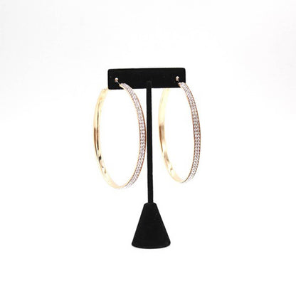 70mm Gold Multicolored Hoops