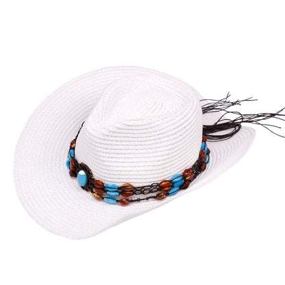 Bead Decor Western Sun Hat
