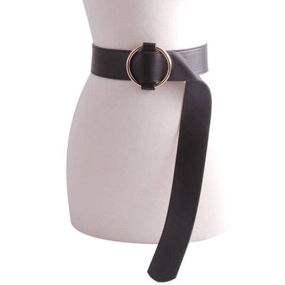 VINTAGE ROUND BUCKLE BELT