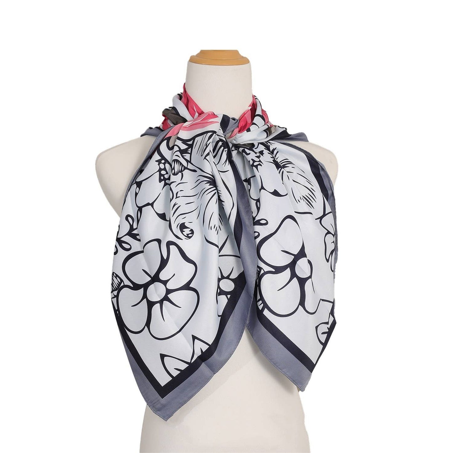 ROSE PATTERN SCARF