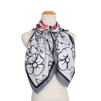 ROSE PATTERN SCARF