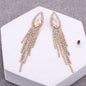 Teardrop Shape and Tassels earrings