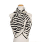 ZEBRA PATTERN SILK SCARF