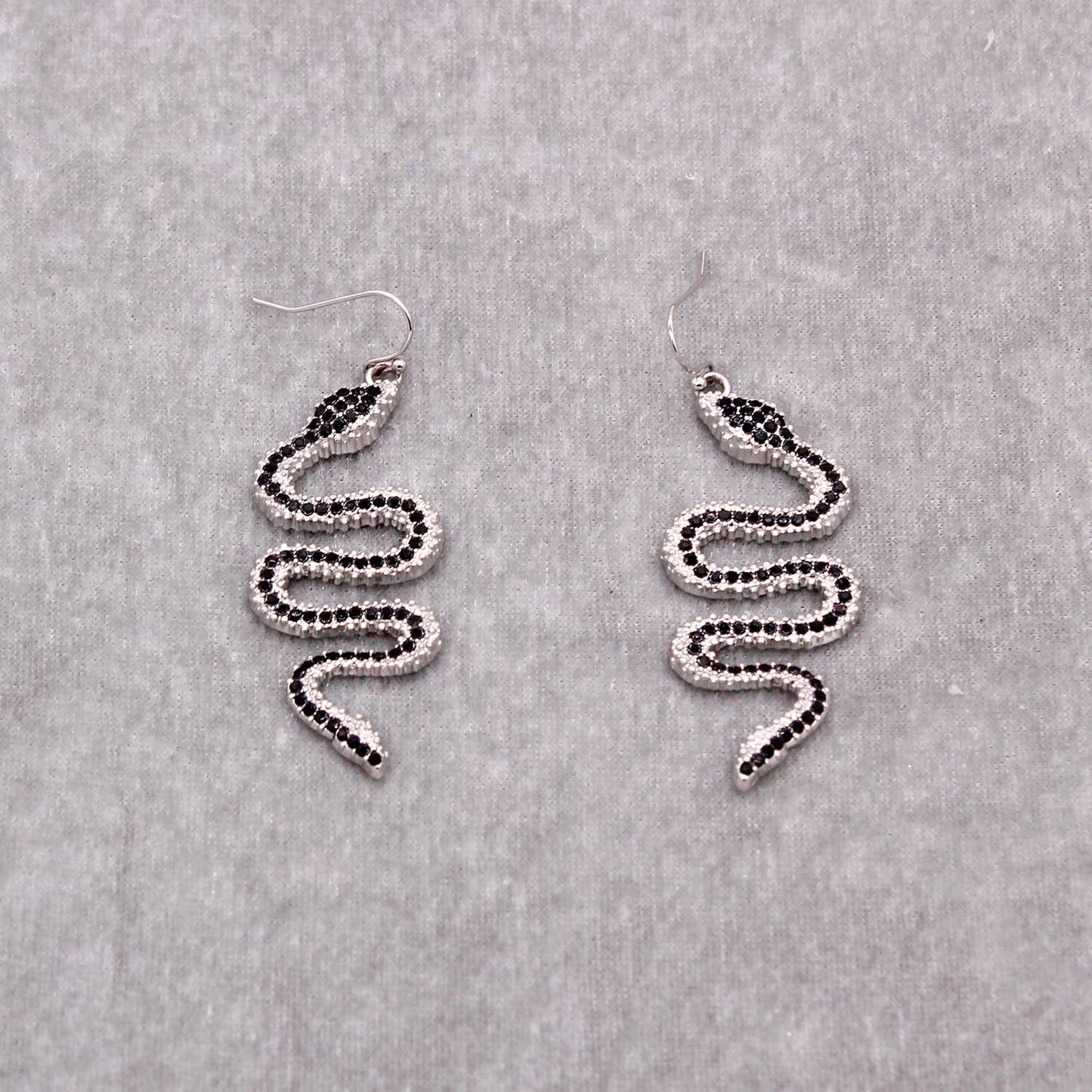 Snake Rhinestone Earrings