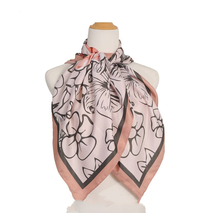 ROSE PATTERN SCARF