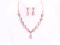 MULTI STONE LUXURY NECKLACE SET GOLD