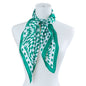 Checked Silk Multi Use Fashion Scarf