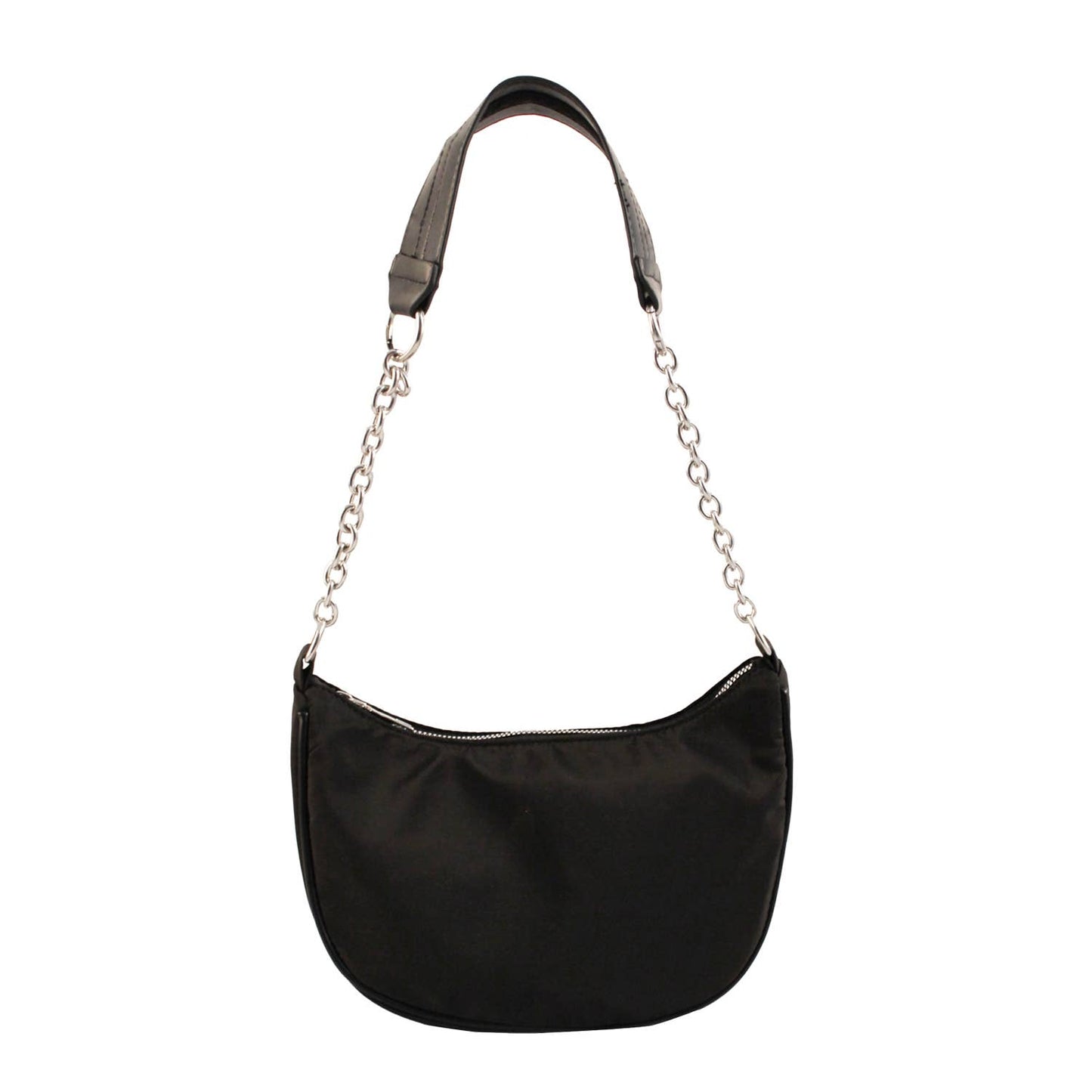 NYLON CHAIN STRAP SIMPLE SHOULDER BAG